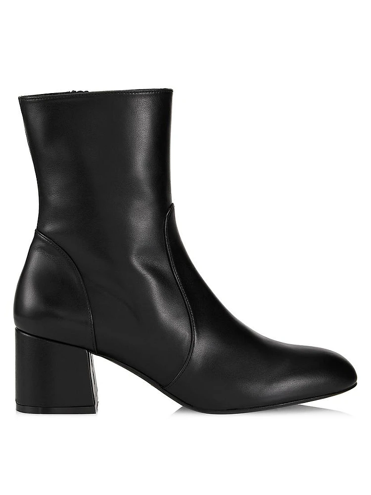 Flareblock 60MM Leather Booties