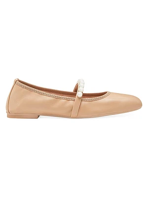 Goldie Leather Ballet Flats