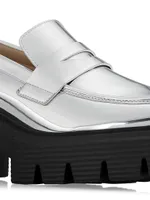 Soho 65MM Leather Lug-Sole Loafers