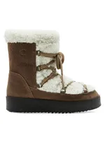 Eloise Shearling & Leather Winter Boots