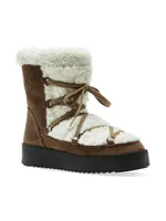 Eloise Shearling & Leather Winter Boots