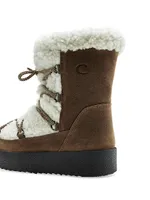 Eloise Shearling & Leather Winter Boots