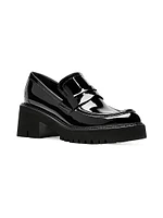 Readmid Leather Platform Loafers