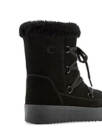 Emery Shearling-Lined Leather Winter Boots