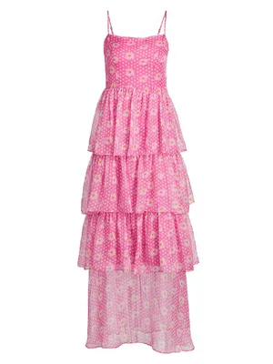 Rebekah Daisy Tiered Maxi Dress