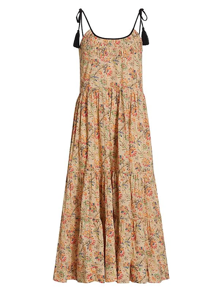 The Breeze Floral Midi-Dress