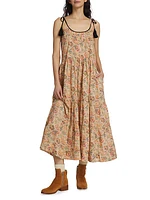 The Breeze Floral Midi-Dress