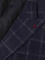 Capri Plaid Wool Double-Breasted Suit