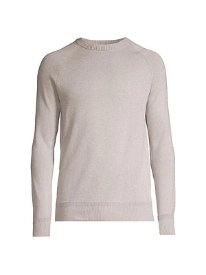 Stone Silk Crewneck Sweater