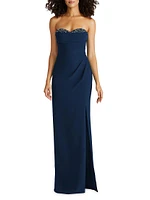 Anastasia Embellished Strapless Gown