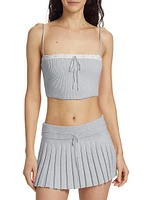 Cielo Rib-Knit Crop Top