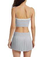 Cielo Rib-Knit Crop Top