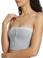 Cielo Rib-Knit Crop Top