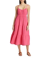 Blakely Cotton Gauze Midi-Dress