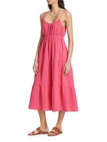 Blakely Cotton Gauze Midi-Dress