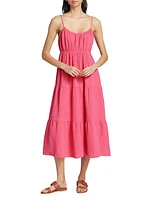 Blakely Cotton Gauze Midi-Dress