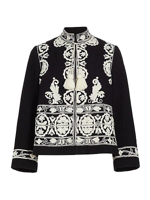 Estate Embroidered Wool Jacket