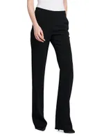 Silk Slim-Leg Pants