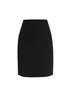 Silk Pencil Skirt