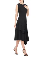 Bryce Asymmetric Midi-Dress