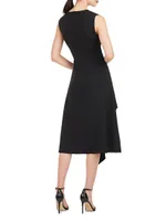 Bryce Asymmetric Midi-Dress