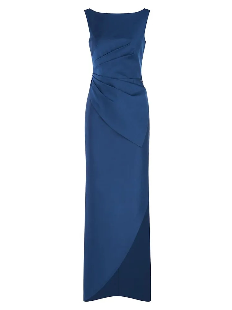 Felix Draped Column Gown