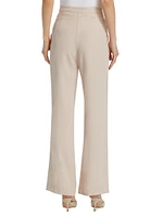 Charles Wide-Leg Pleated Trousers