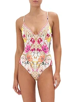 Floral One-Piece Swimsuit