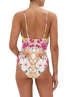 Floral One-Piece Swimsuit