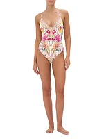 Floral One-Piece Swimsuit