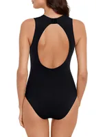 Iiona Plunging One-Piece Swimsuit