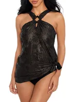 Beverly Draped One-Piece Swimsuit