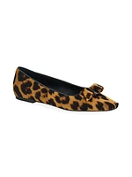 Siwar Leopard Calf Hair Flats