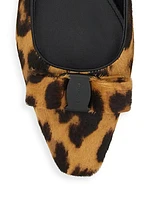 Siwar Leopard Calf Hair Flats