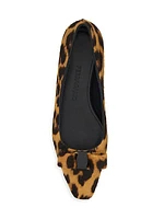 Siwar Leopard Calf Hair Flats