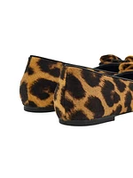 Siwar Leopard Calf Hair Flats