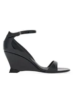 Vidette 70MM Patent Leather Wedge Sandals