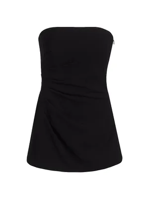 Draped Strapless Top