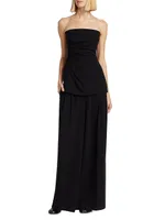 Draped Strapless Top