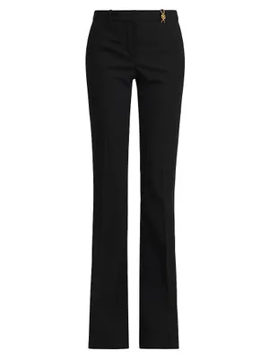 Wool Flared Pants