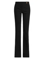 Wool Flared Pants