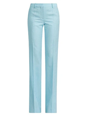 Virgin Wool Monogrammed Pants