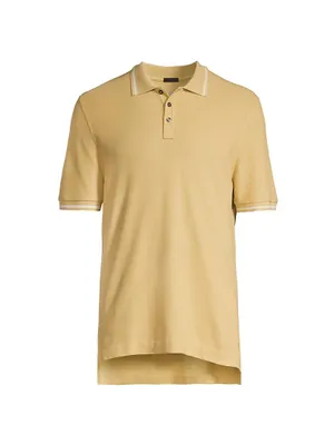 Tipped Pique Polo Shirt