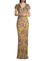 Bernadette Floral Silk Maxi Dress