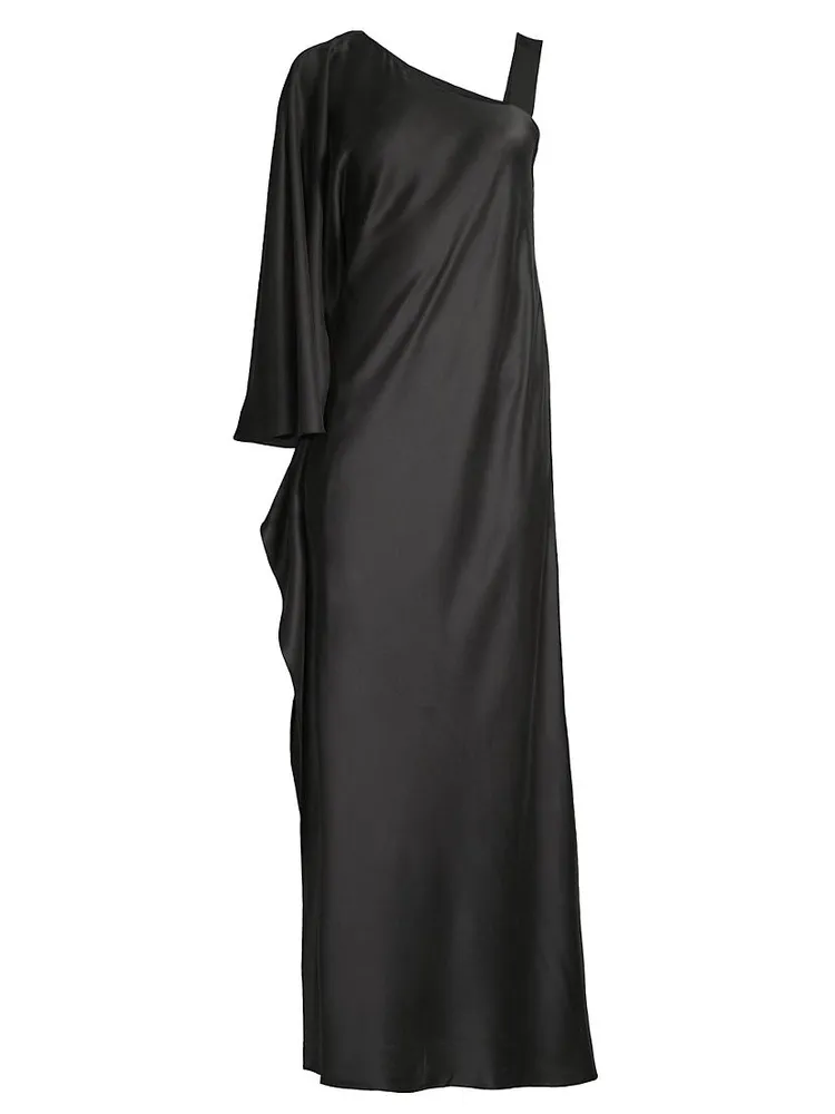 Grace One-Shoulder Silk Gown