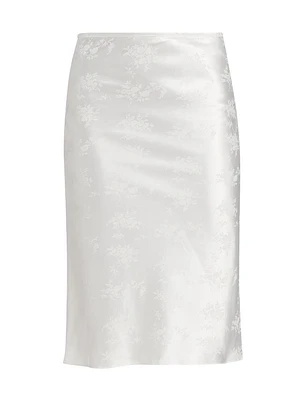 Aiden Floral Satin Skirt