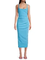 Karina Crepe Midi-Dress