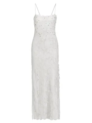 Reet Embellished Lace Slipdress