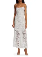 Reet Embellished Lace Slipdress