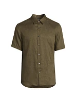 Irving Linen Short-Sleeve Shirt